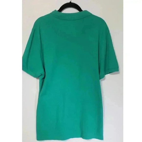 Lacoste  L!ve 100% cotton‎ polo green mens size 6 or xl - Picture 3 of 5